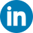 linkedin social icon